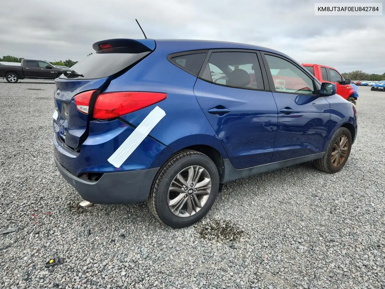 2014 HYUNDAI TUCSON VIN KM8JT3AF0EU842784 — фото 3