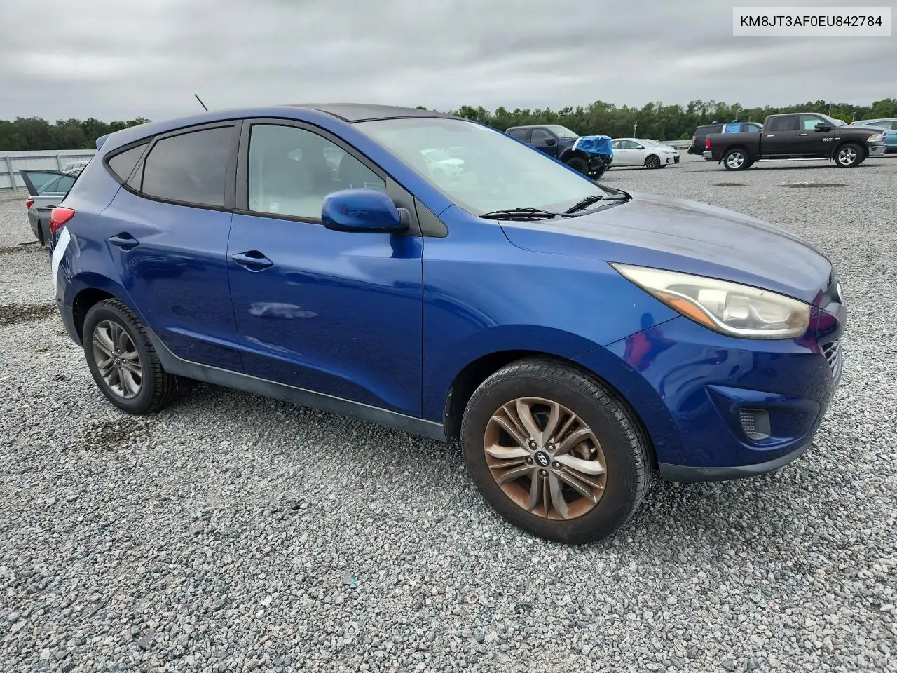2014 HYUNDAI TUCSON VIN KM8JT3AF0EU842784 — фото 4