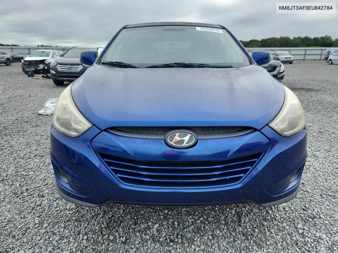 2014 HYUNDAI TUCSON VIN KM8JT3AF0EU842784 — фото 5