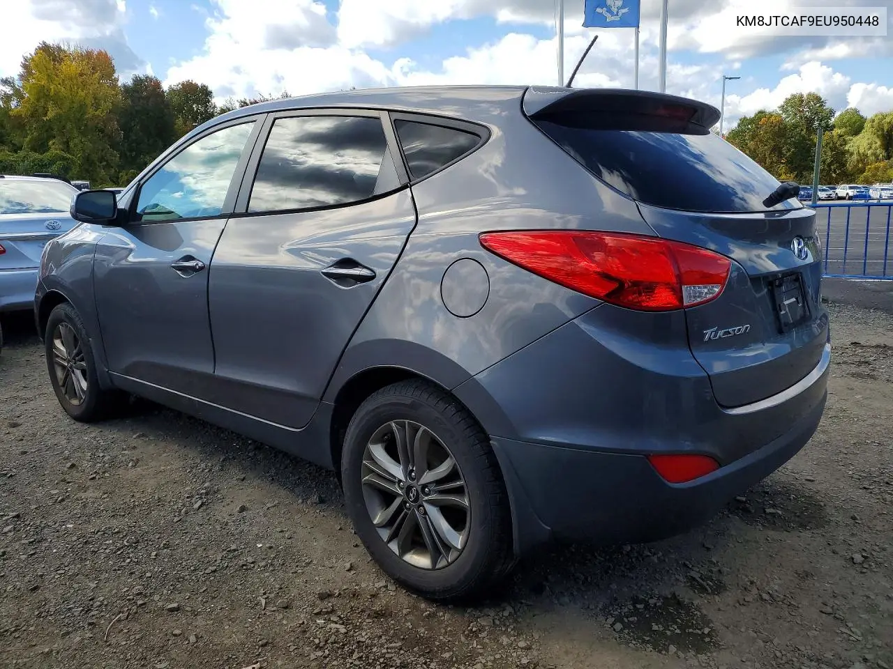 2014 HYUNDAI TUCSON VIN KM8JTCAF9EU950448 — фото 2