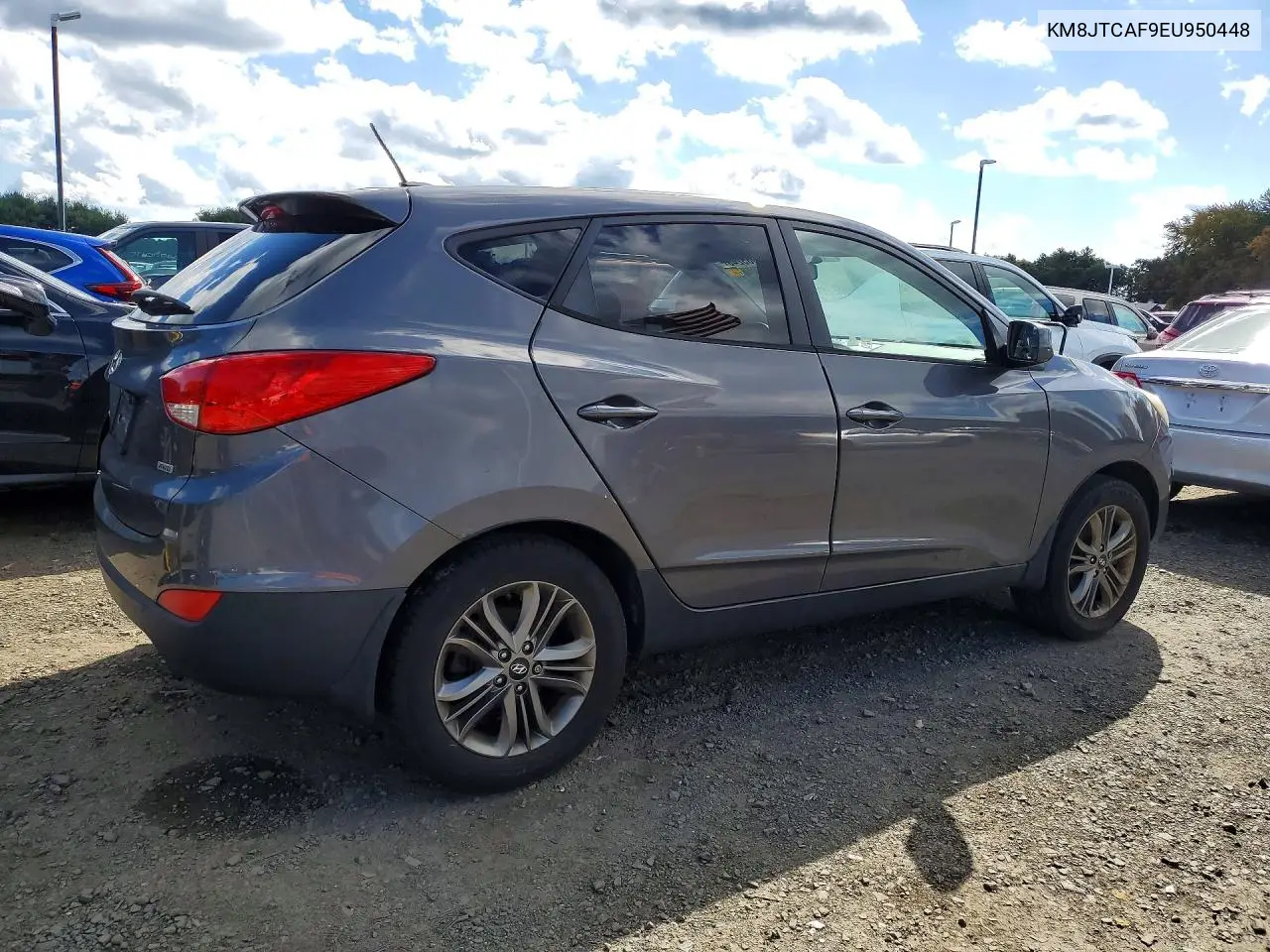 2014 HYUNDAI TUCSON VIN KM8JTCAF9EU950448 — фото 3