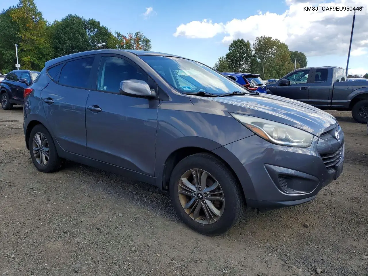 2014 HYUNDAI TUCSON VIN KM8JTCAF9EU950448 — фото 4