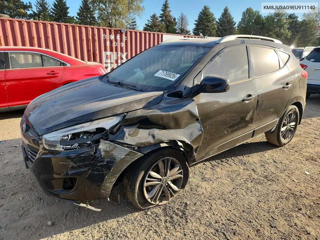 HYUNDAI TUCSON 2014, VIN KM8JU3AG9EU911140