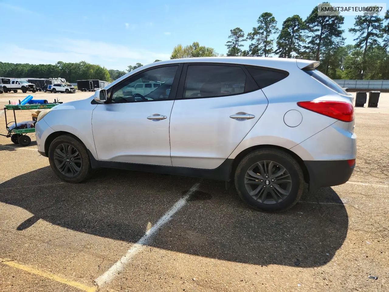 2014 HYUNDAI TUCSON VIN KM8JT3AF1EU860727 — фото 2
