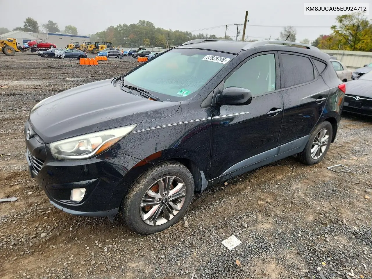 HYUNDAI TUCSON 2014, VIN KM8JUCAG5EU924712
