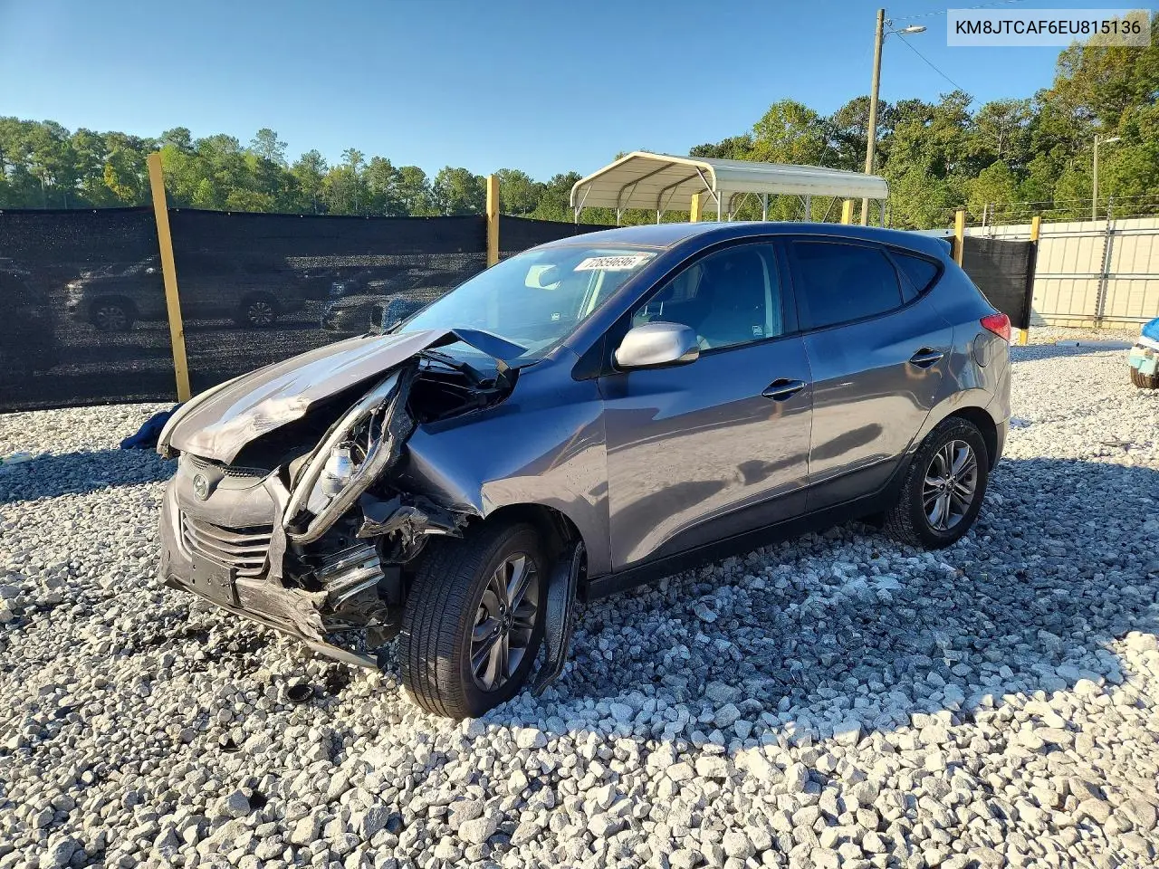HYUNDAI TUCSON 2014, VIN KM8JTCAF6EU815136