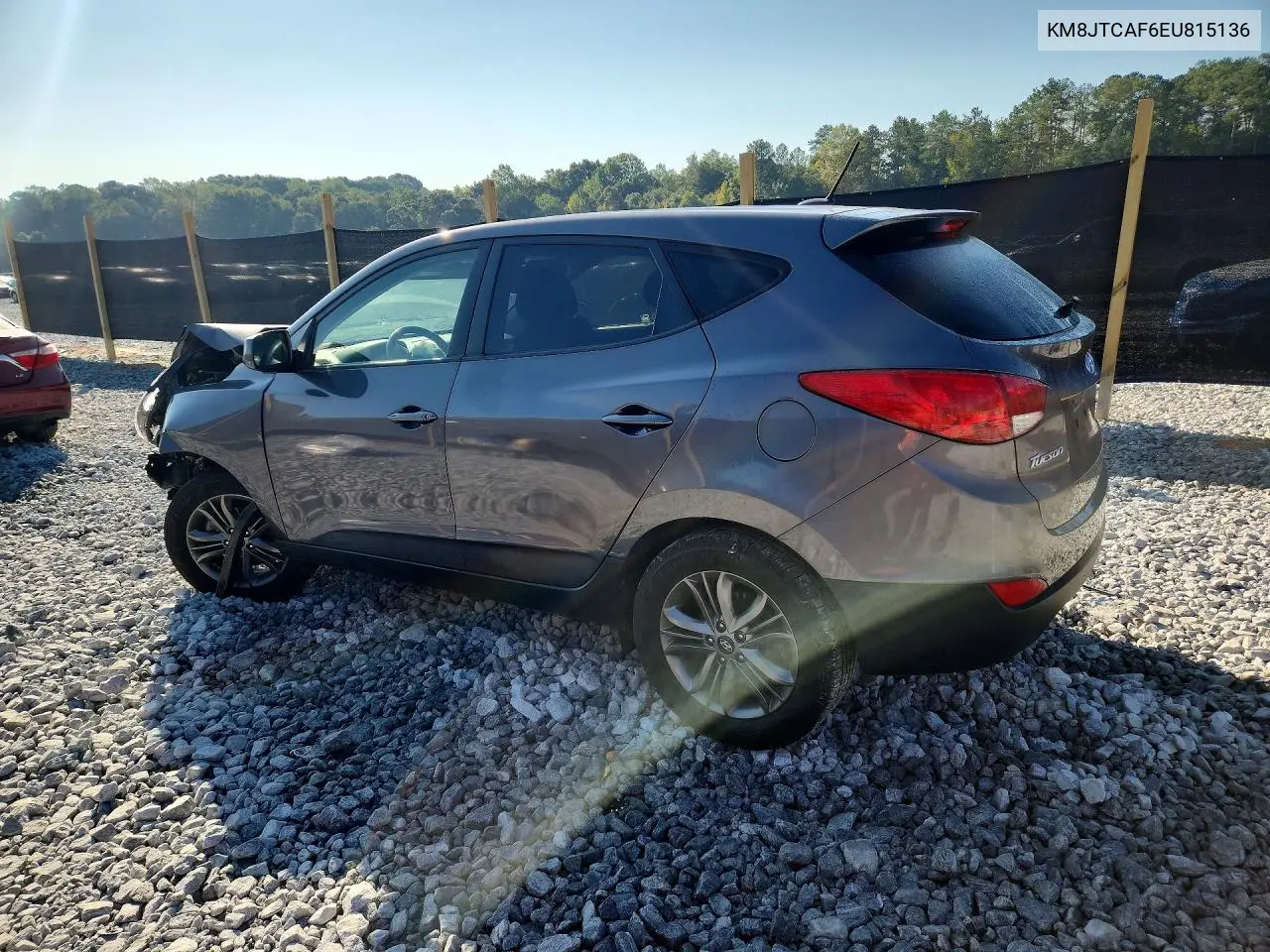 2014 HYUNDAI TUCSON VIN KM8JTCAF6EU815136 — фото 2