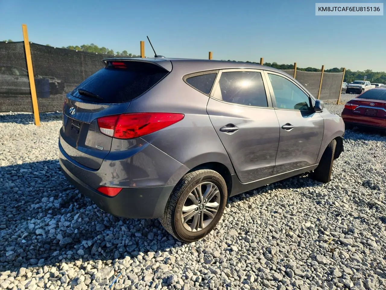 2014 HYUNDAI TUCSON VIN KM8JTCAF6EU815136 — фото 3