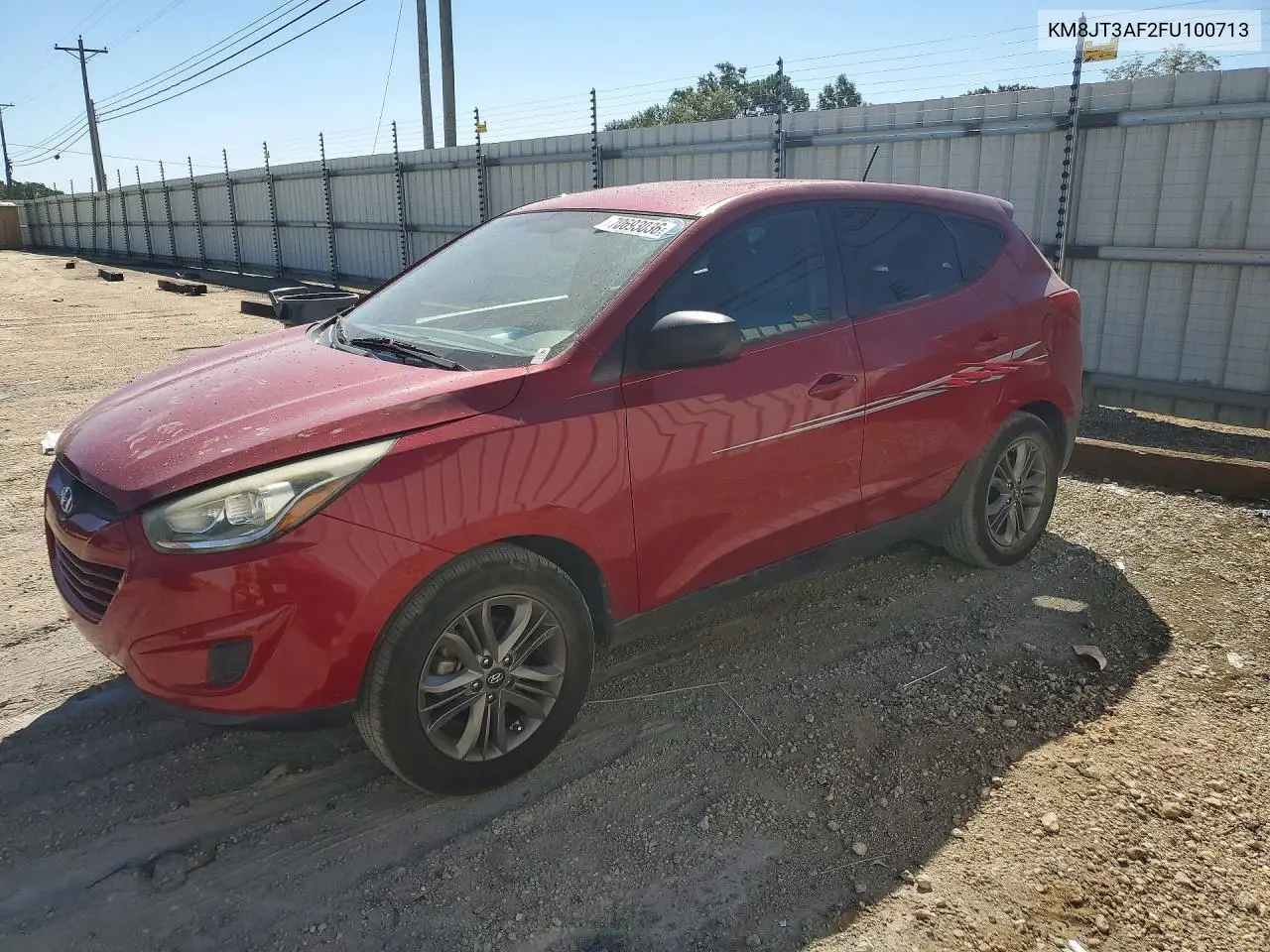 HYUNDAI TUCSON 2015, VIN KM8JT3AF2FU100713
