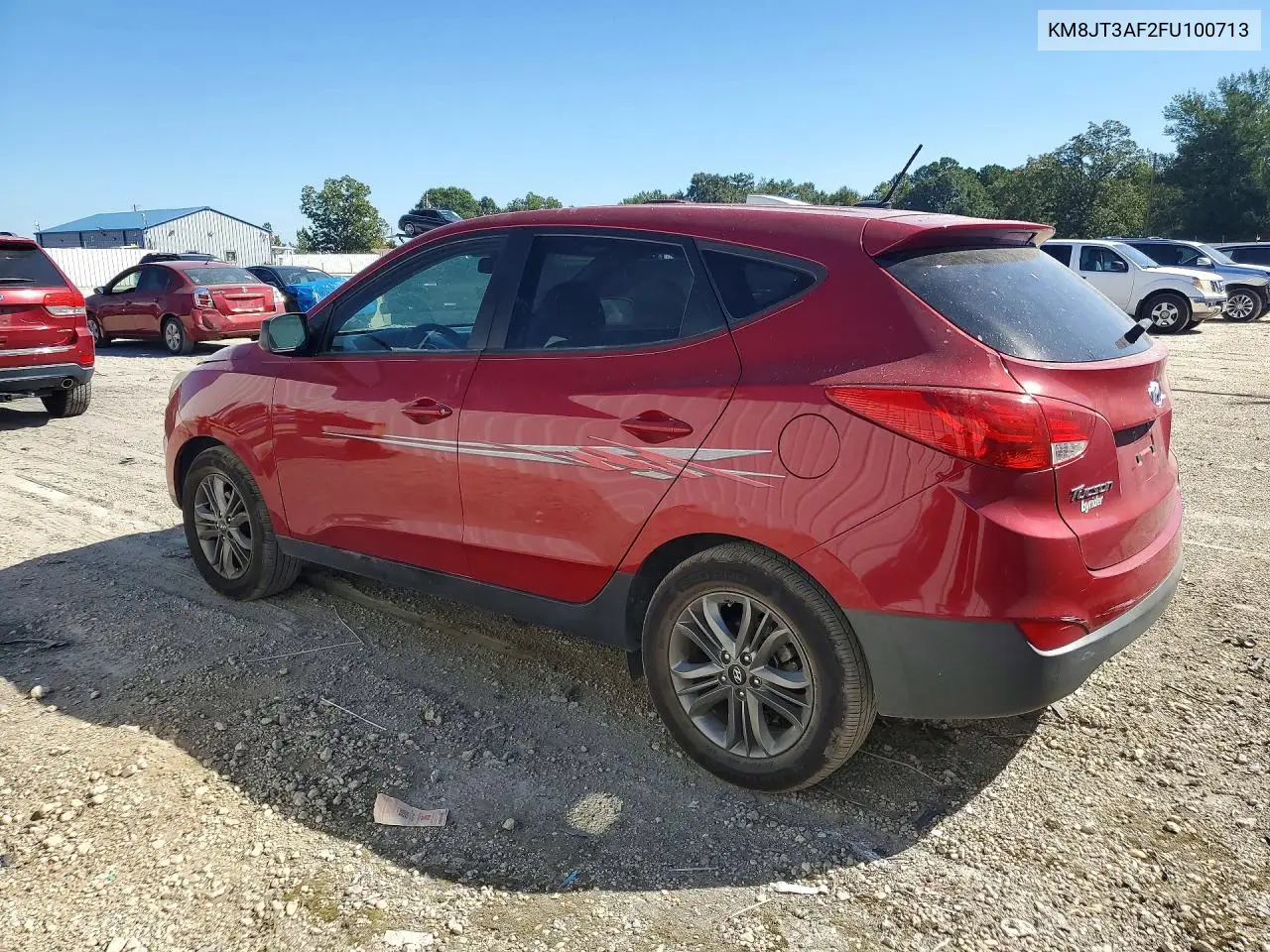 2015 HYUNDAI TUCSON VIN KM8JT3AF2FU100713 — фото 2