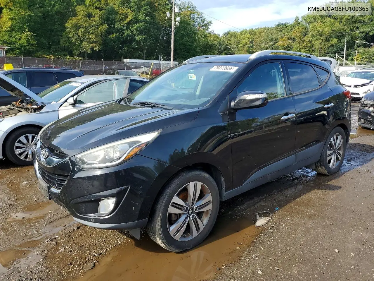HYUNDAI TUCSON 2015, VIN KM8JUCAG8FU100365