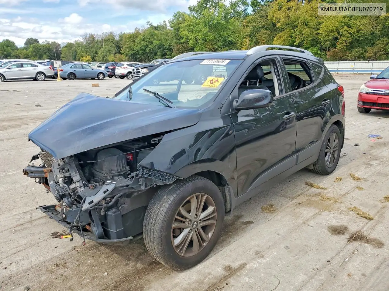 HYUNDAI TUCSON 2015, VIN KM8JU3AG8FU070719