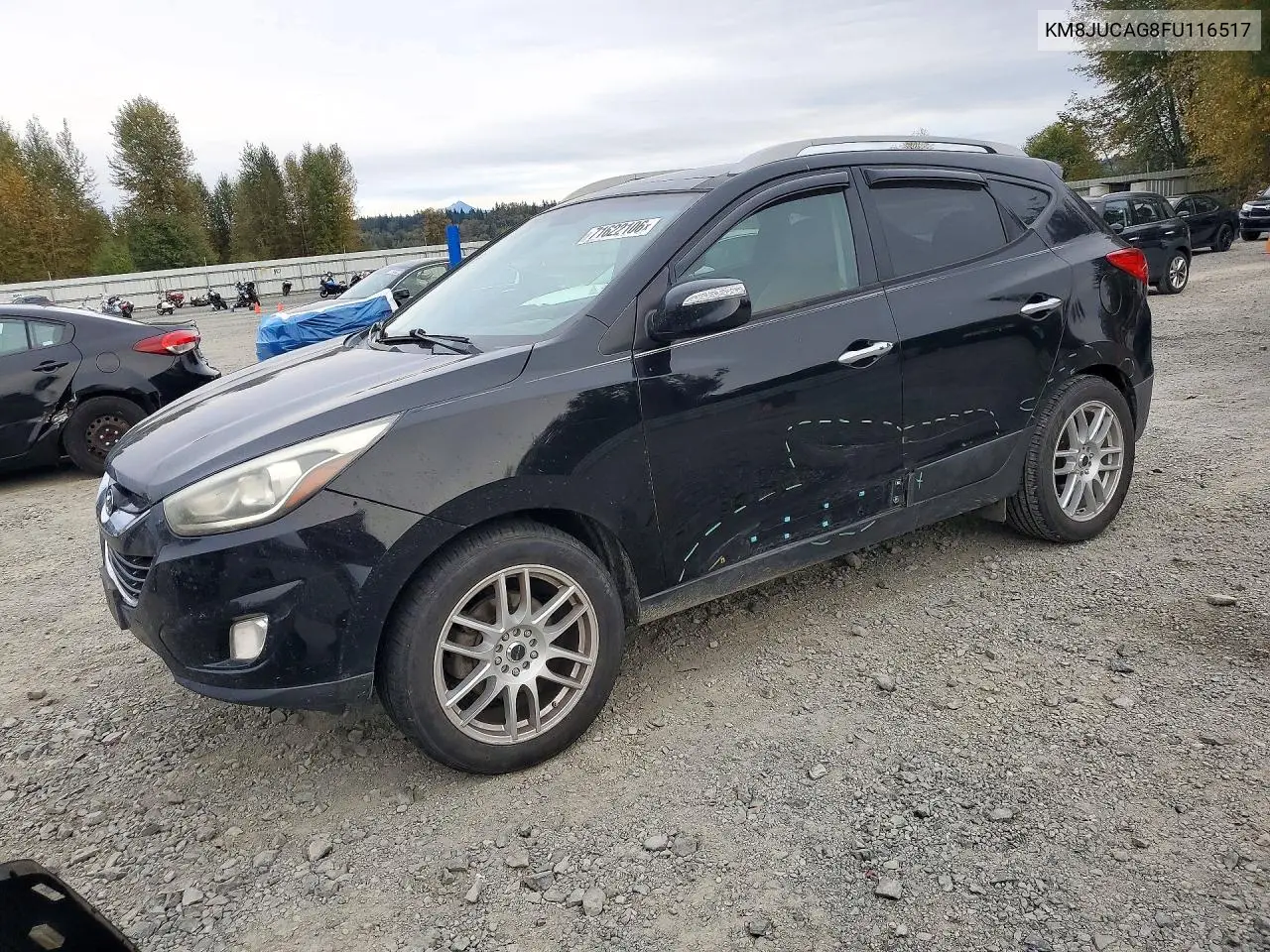HYUNDAI TUCSON 2015, VIN KM8JUCAG8FU116517