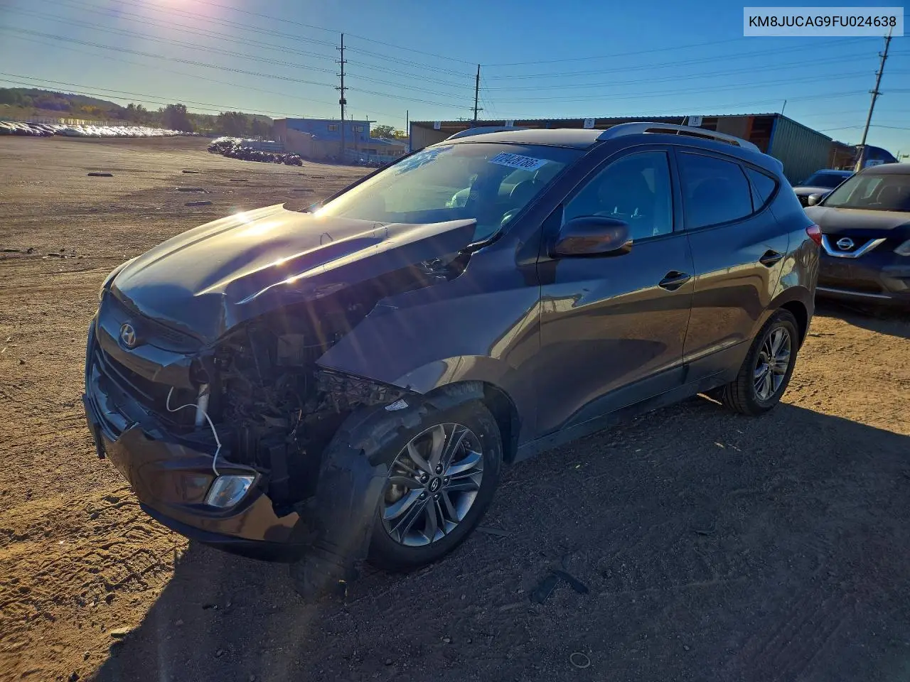 HYUNDAI TUCSON 2015, VIN KM8JUCAG9FU024638