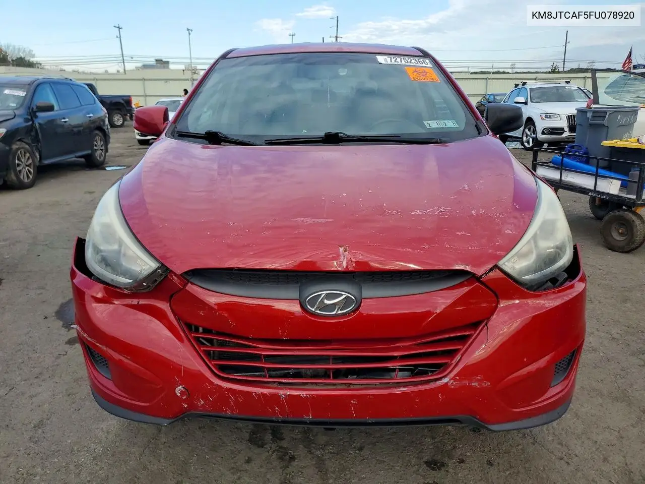 2015 HYUNDAI TUCSON VIN KM8JTCAF5FU078920 — фото 5