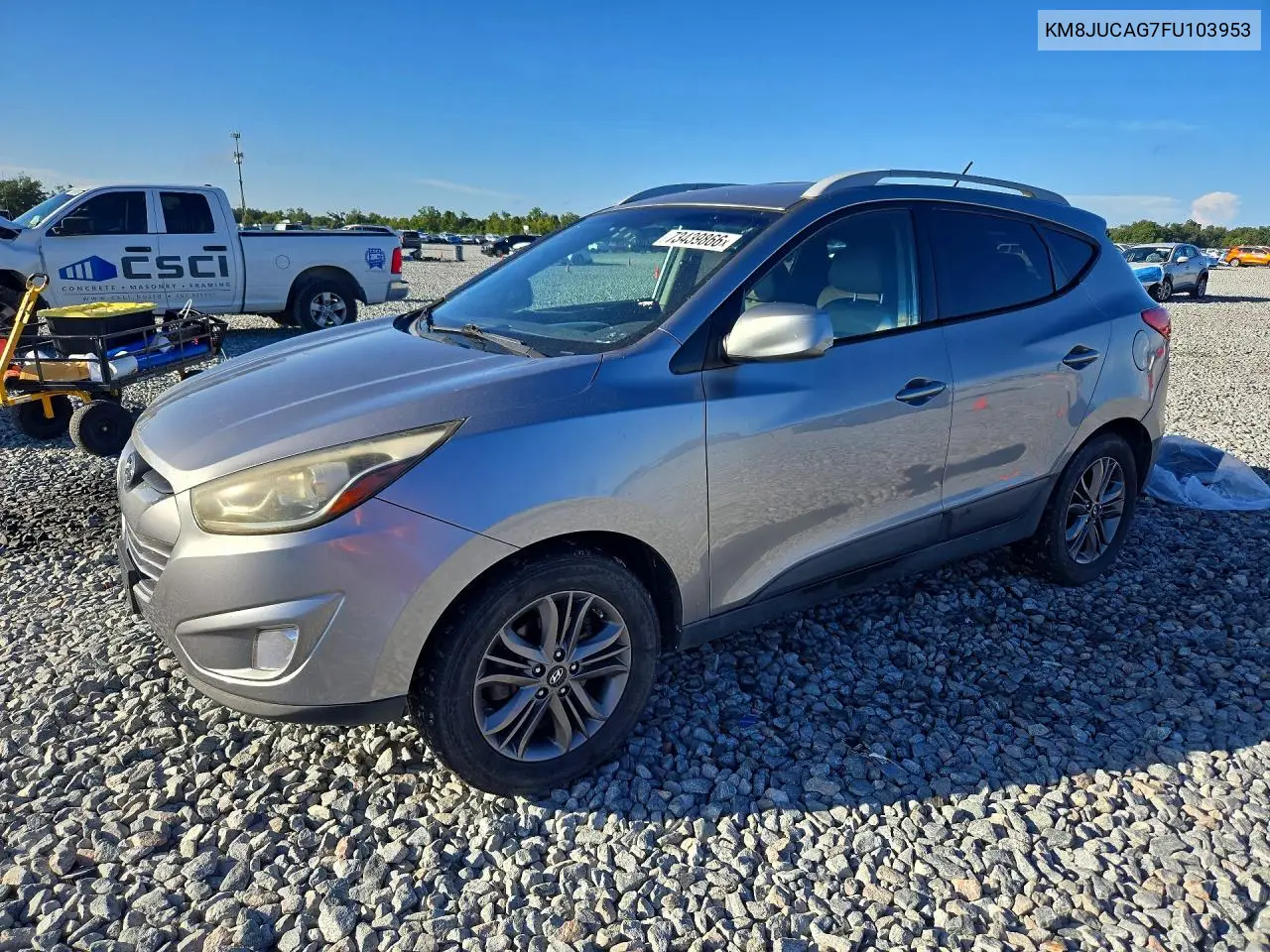 HYUNDAI TUCSON 2015, VIN KM8JUCAG7FU103953
