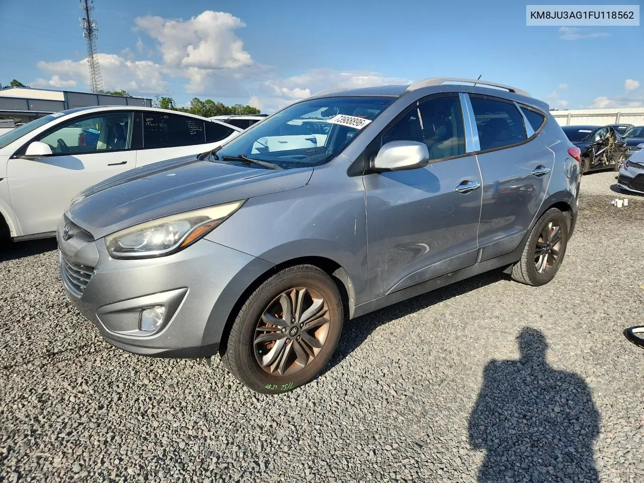 HYUNDAI TUCSON 2015, VIN KM8JU3AG1FU118562