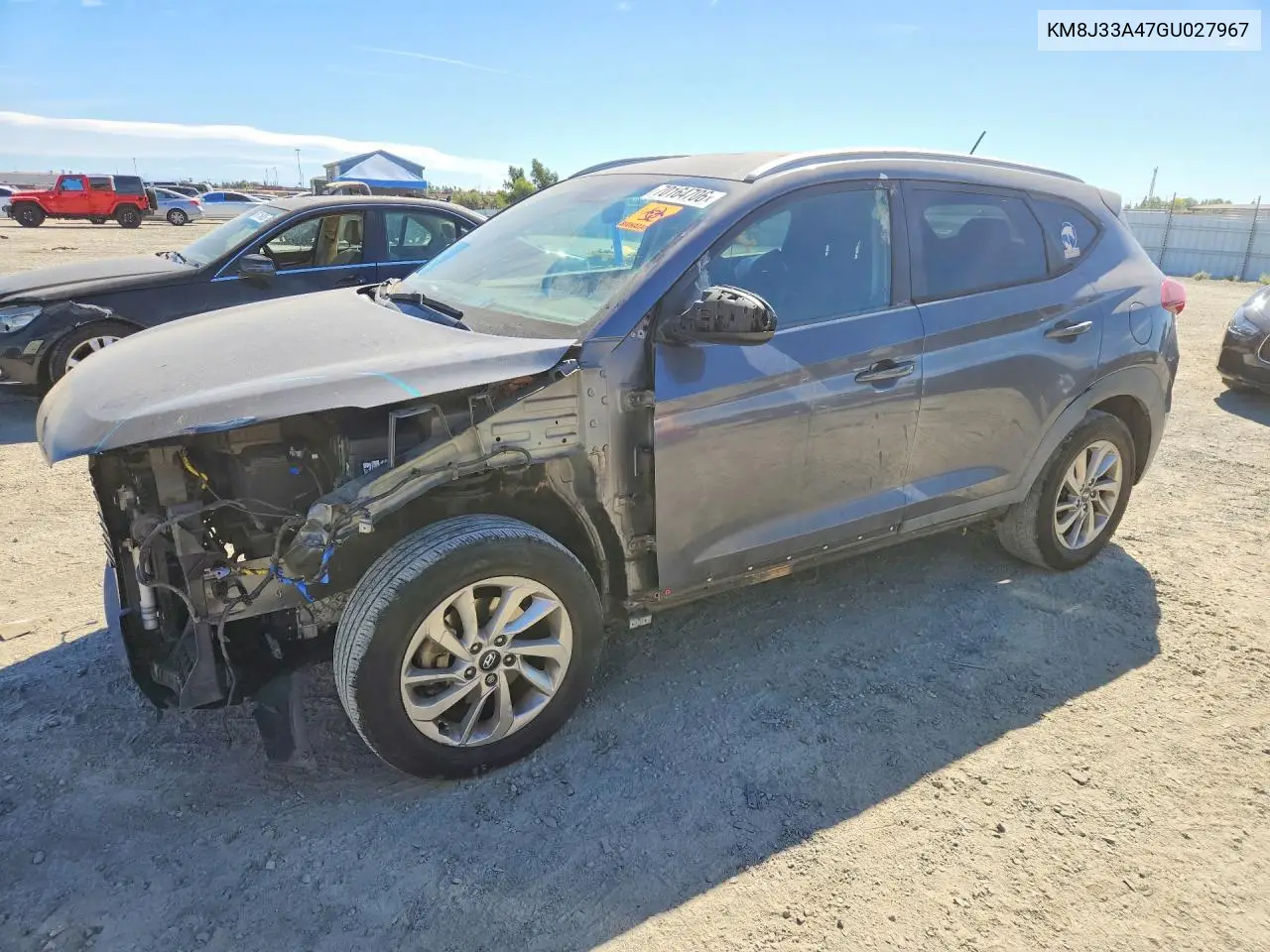 HYUNDAI TUCSON 2016, VIN KM8J33A47GU027967
