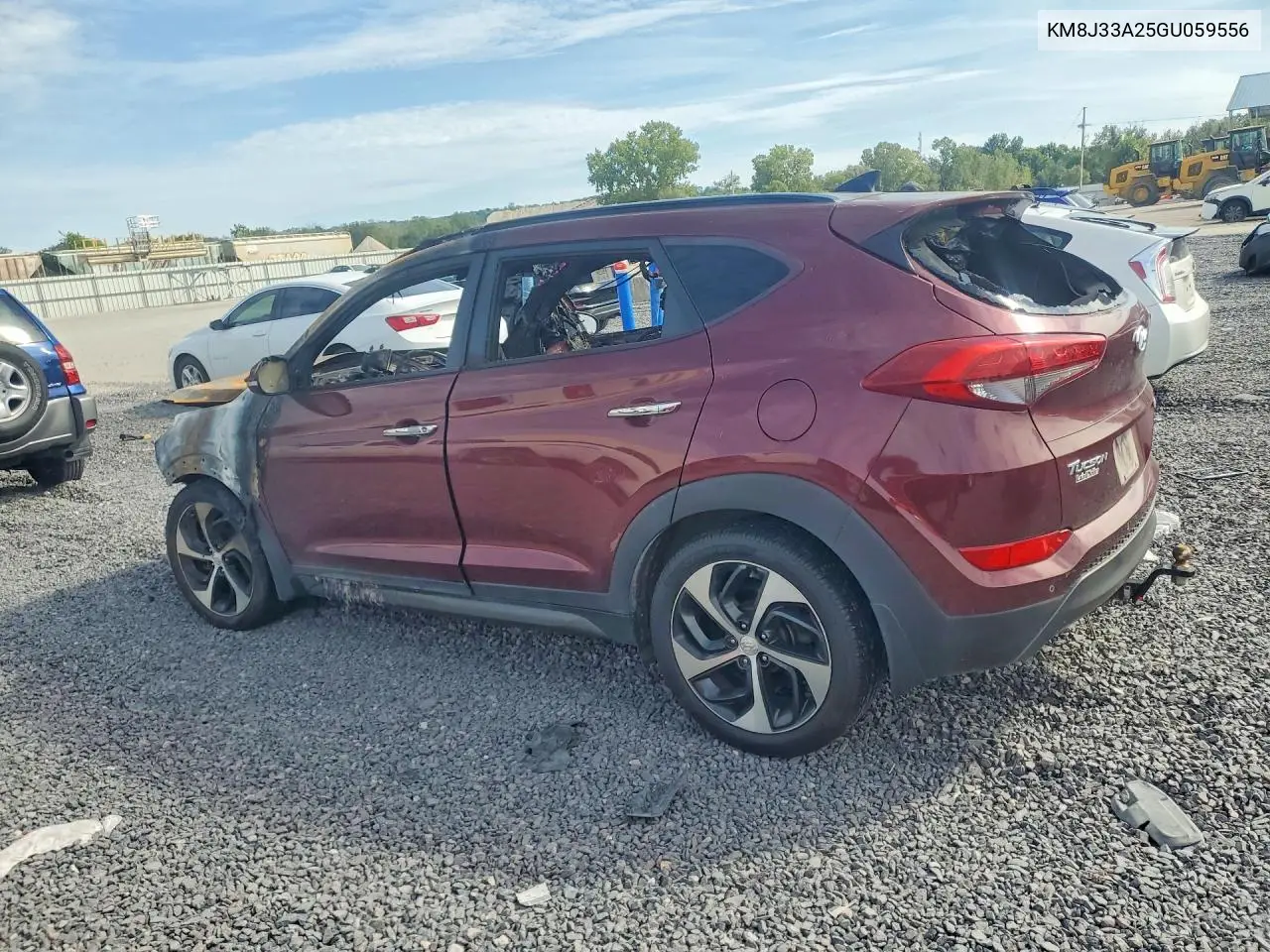 2016 HYUNDAI TUCSON VIN KM8J33A25GU059556 — фото 2