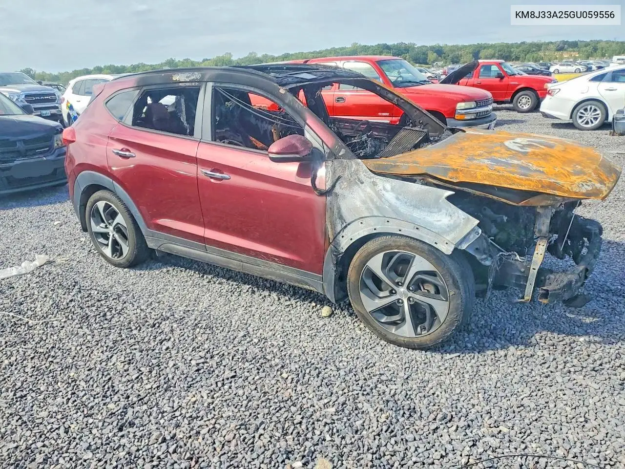 2016 HYUNDAI TUCSON VIN KM8J33A25GU059556 — фото 4