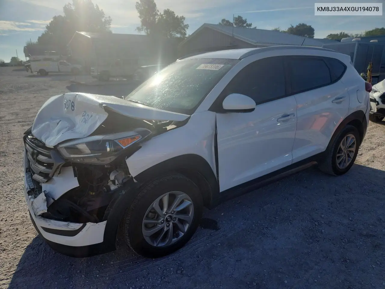 HYUNDAI TUCSON 2016, VIN KM8J33A4XGU194078