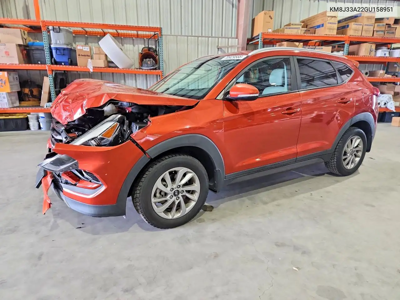 HYUNDAI TUCSON 2016, VIN KM8J33A22GU158951