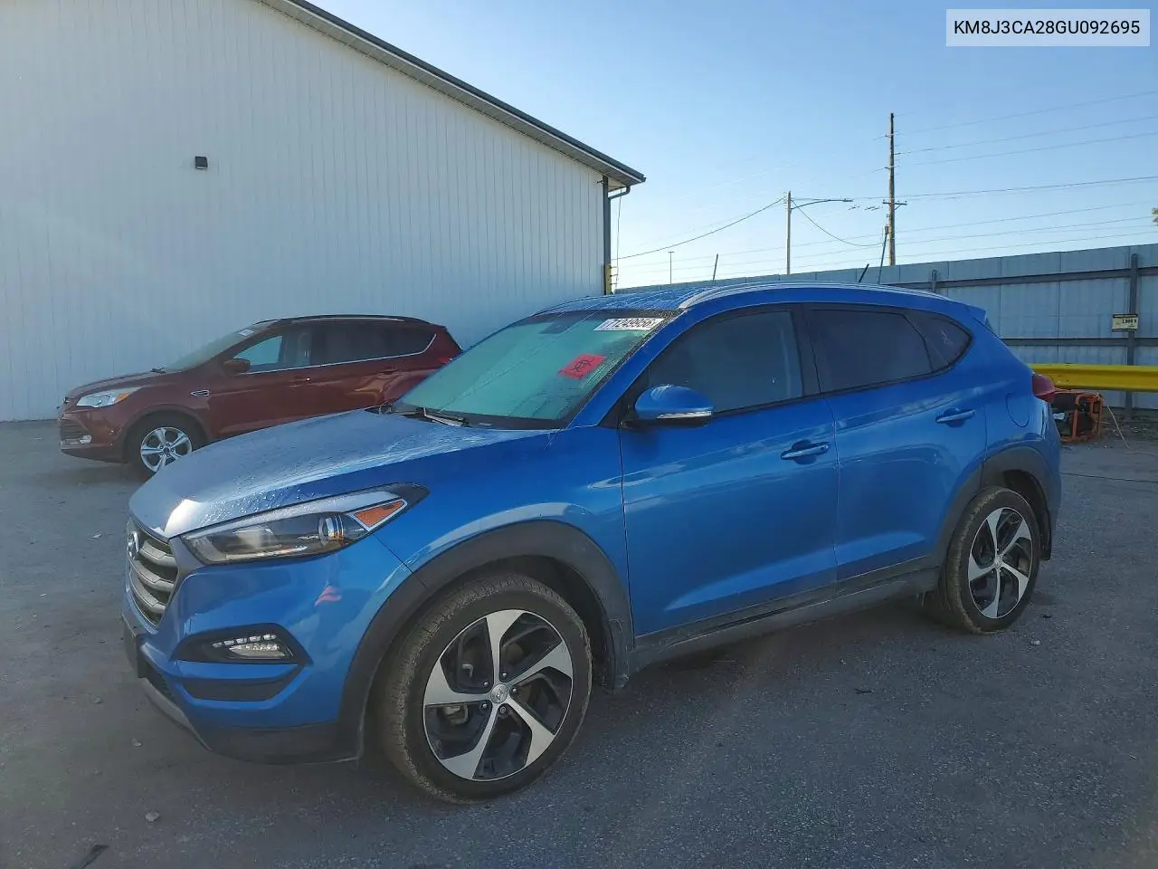 HYUNDAI TUCSON 2016, VIN KM8J3CA28GU092695