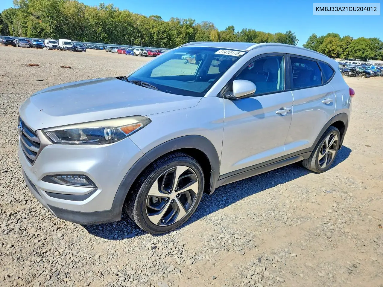 HYUNDAI TUCSON 2016, VIN KM8J33A21GU204012