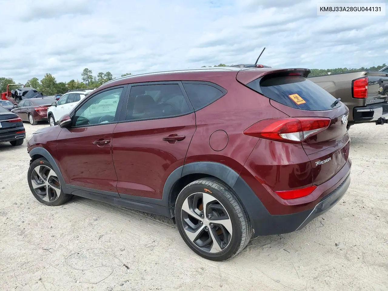 2016 HYUNDAI TUCSON VIN KM8J33A28GU044131 — фото 2