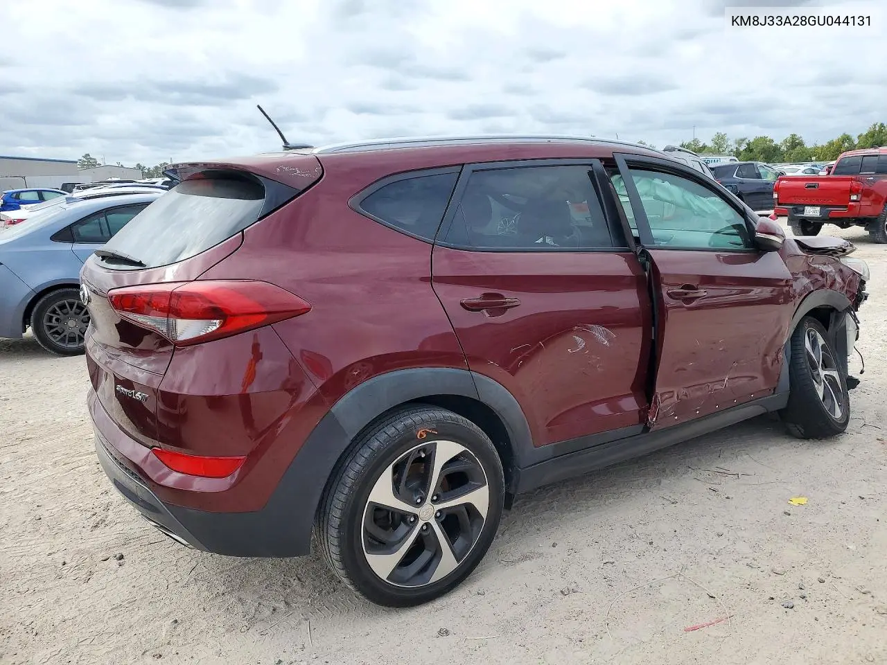 2016 HYUNDAI TUCSON VIN KM8J33A28GU044131 — фото 3