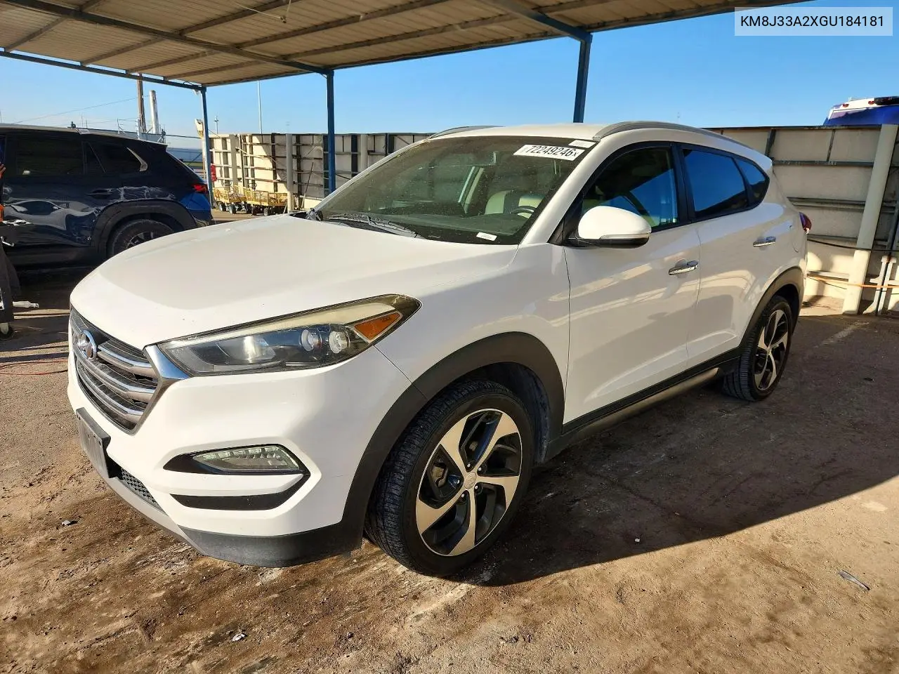 HYUNDAI TUCSON 2016, VIN KM8J33A2XGU184181