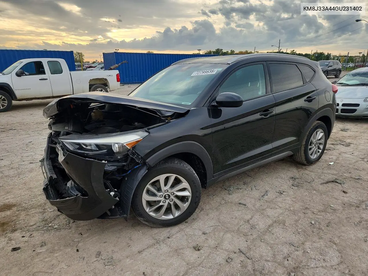 HYUNDAI TUCSON 2016, VIN KM8J33A44GU231402