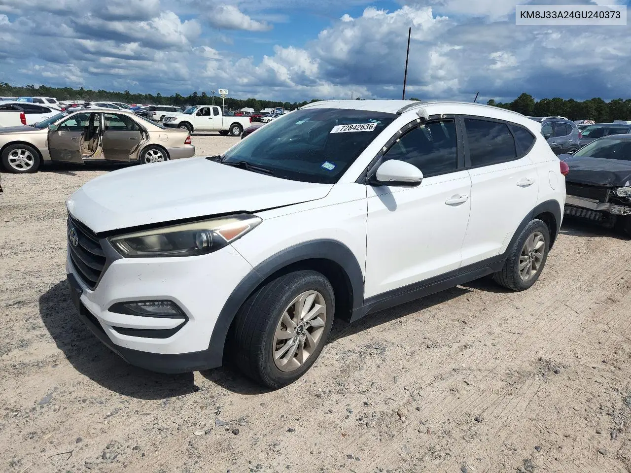 HYUNDAI TUCSON 2016, VIN KM8J33A24GU240373
