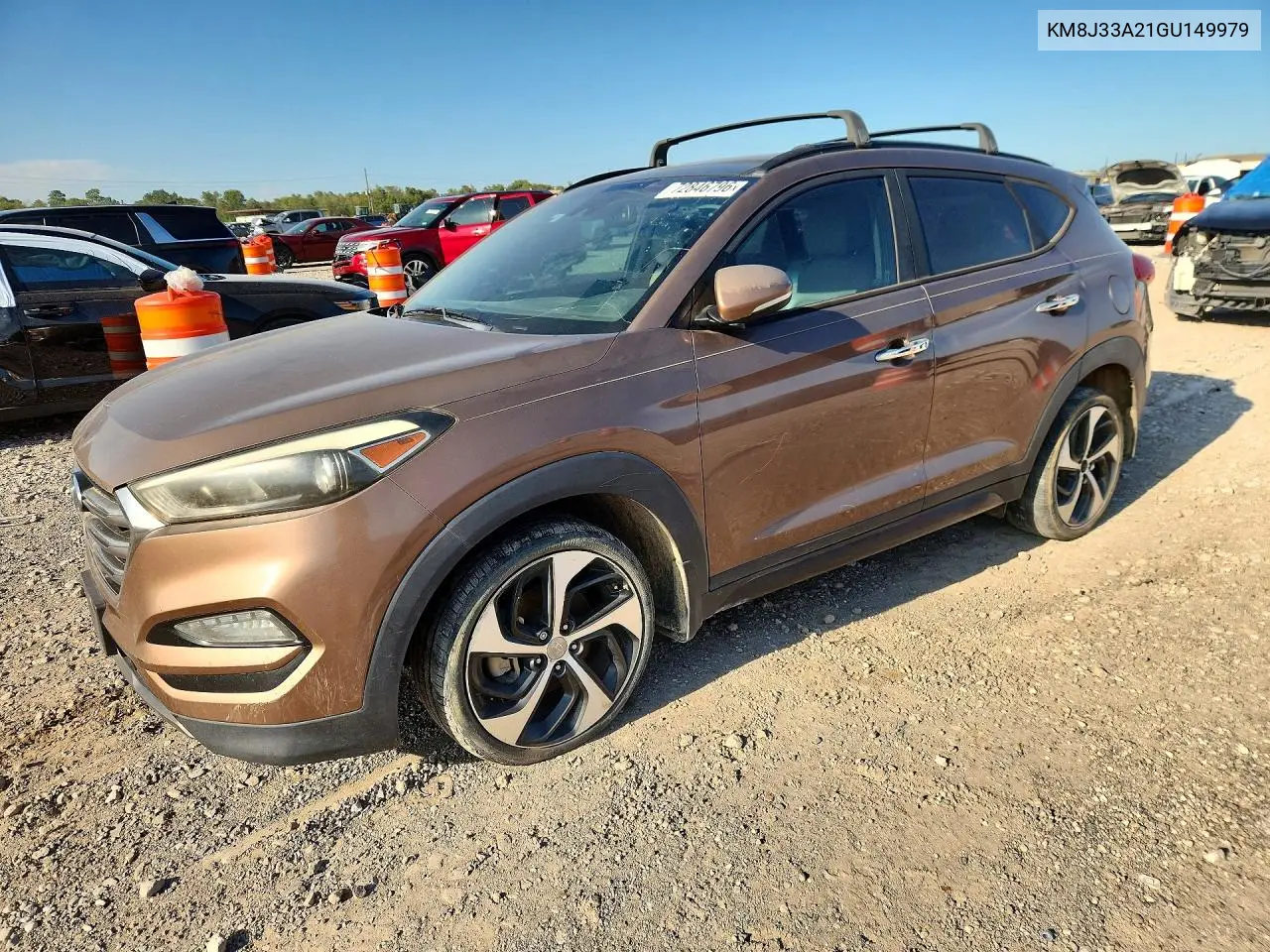 HYUNDAI TUCSON 2016, VIN KM8J33A21GU149979