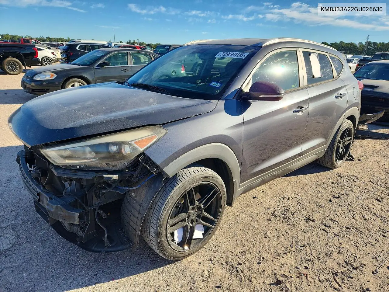 HYUNDAI TUCSON 2016, VIN KM8J33A22GU026630