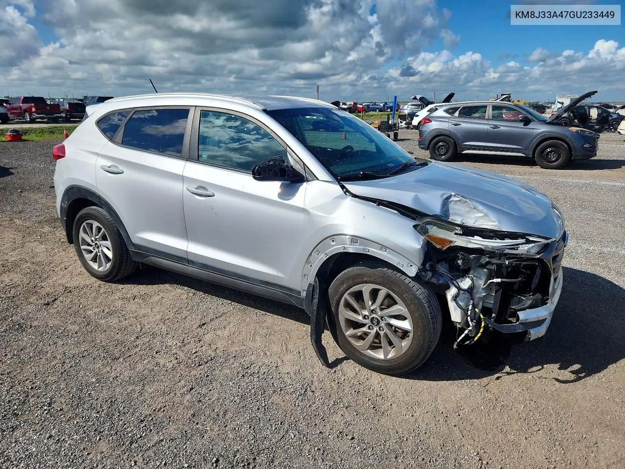 2016 HYUNDAI TUCSON VIN KM8J33A47GU233449 — фото 4
