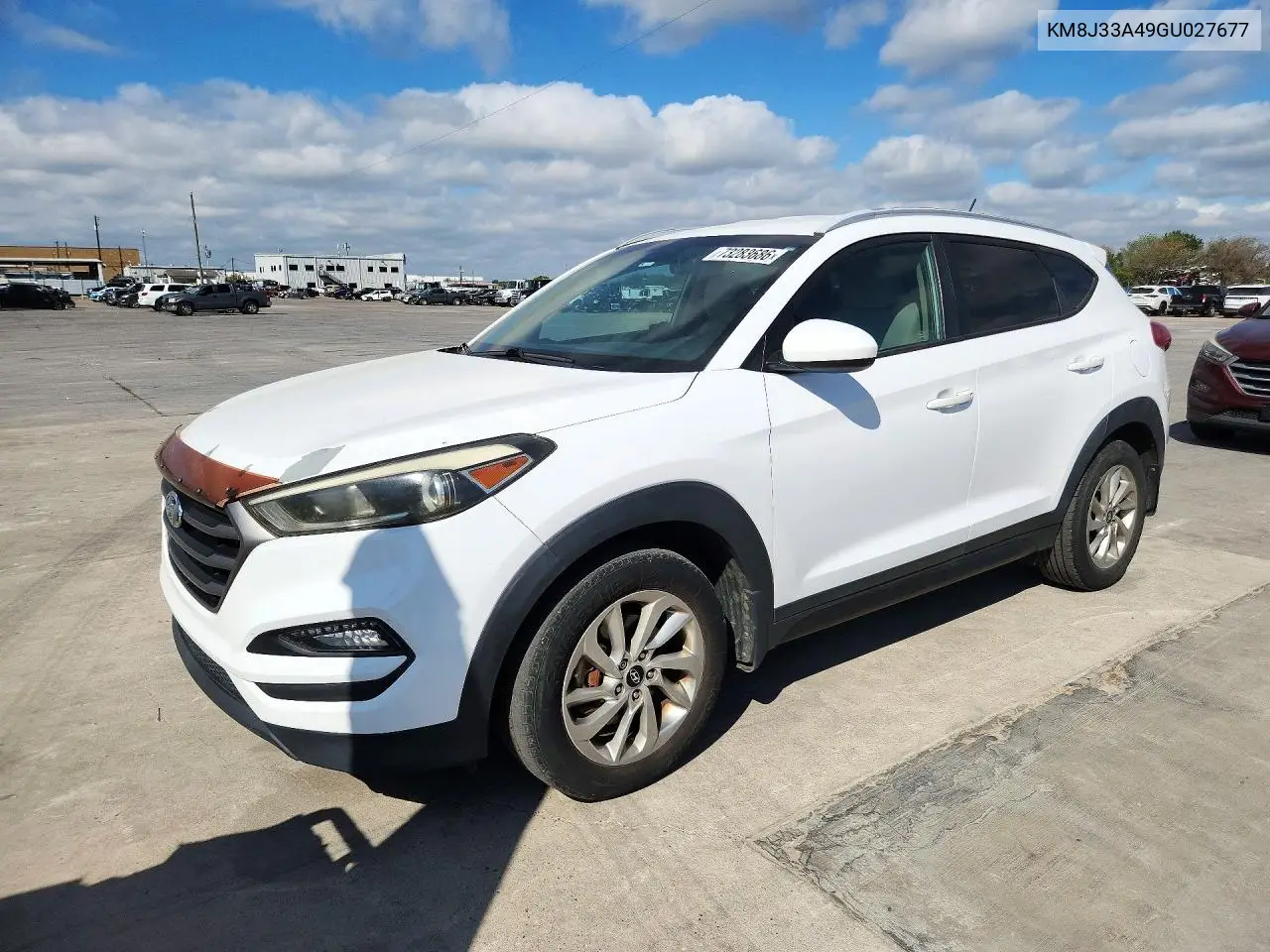 HYUNDAI TUCSON 2016, VIN KM8J33A49GU027677