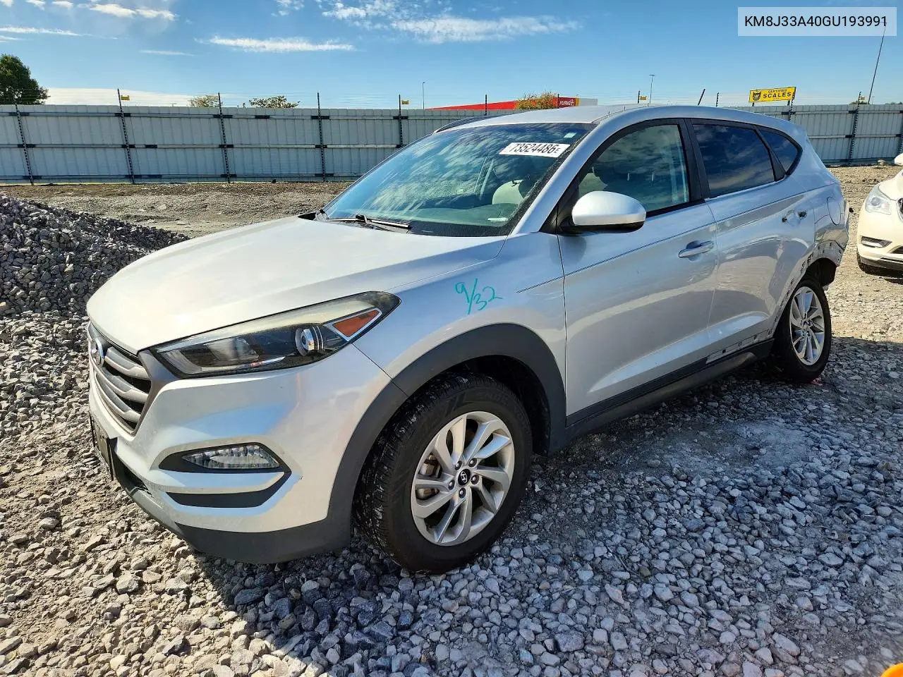 HYUNDAI TUCSON 2016, VIN KM8J33A40GU193991
