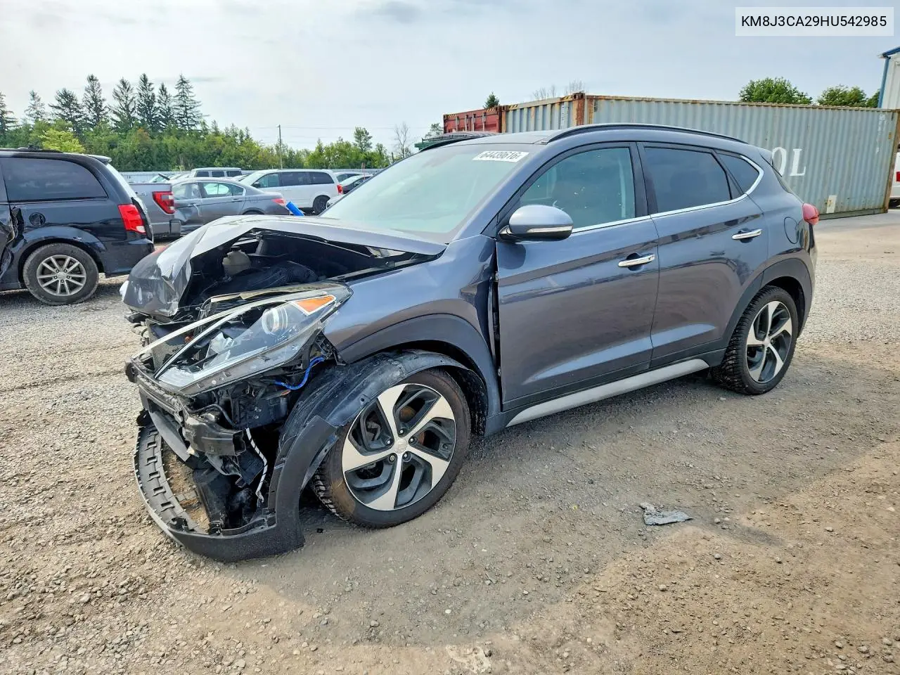 HYUNDAI TUCSON 2017, VIN KM8J3CA29HU542985