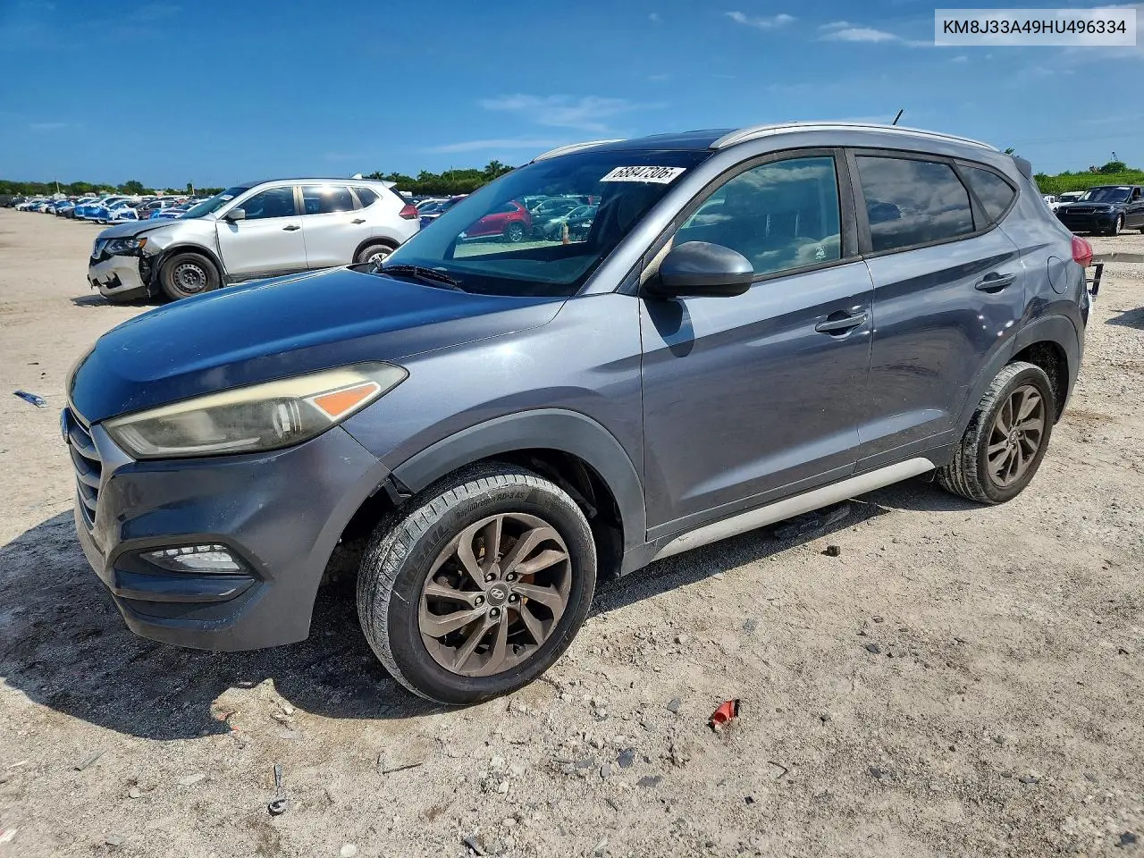 HYUNDAI TUCSON 2017, VIN KM8J33A49HU496334