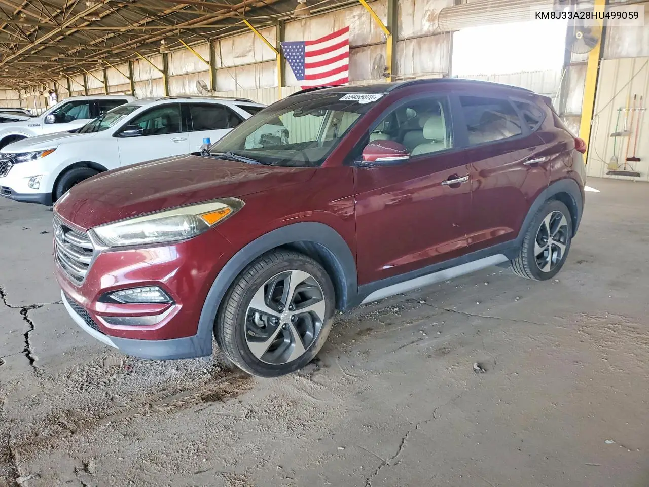 HYUNDAI TUCSON 2017, VIN KM8J33A28HU499059
