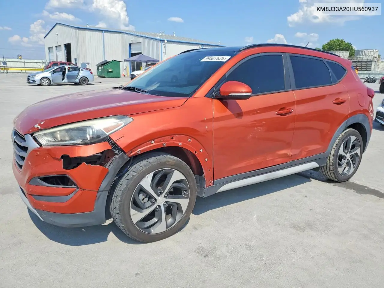 HYUNDAI TUCSON 2017, VIN KM8J33A20HU560937