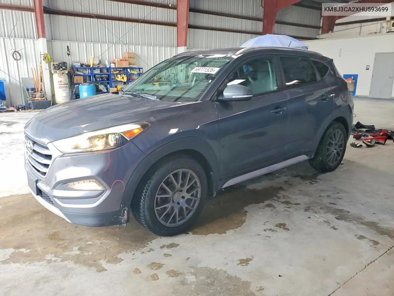 HYUNDAI TUCSON 2017, VIN KM8J3CA2XHU593699