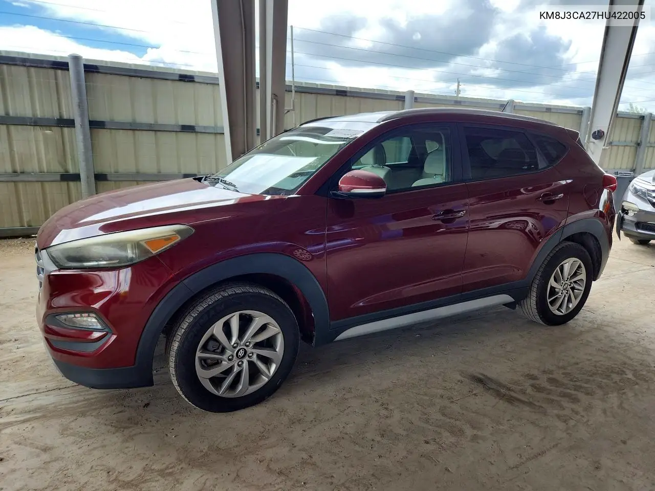 HYUNDAI TUCSON 2017, VIN KM8J3CA27HU422005