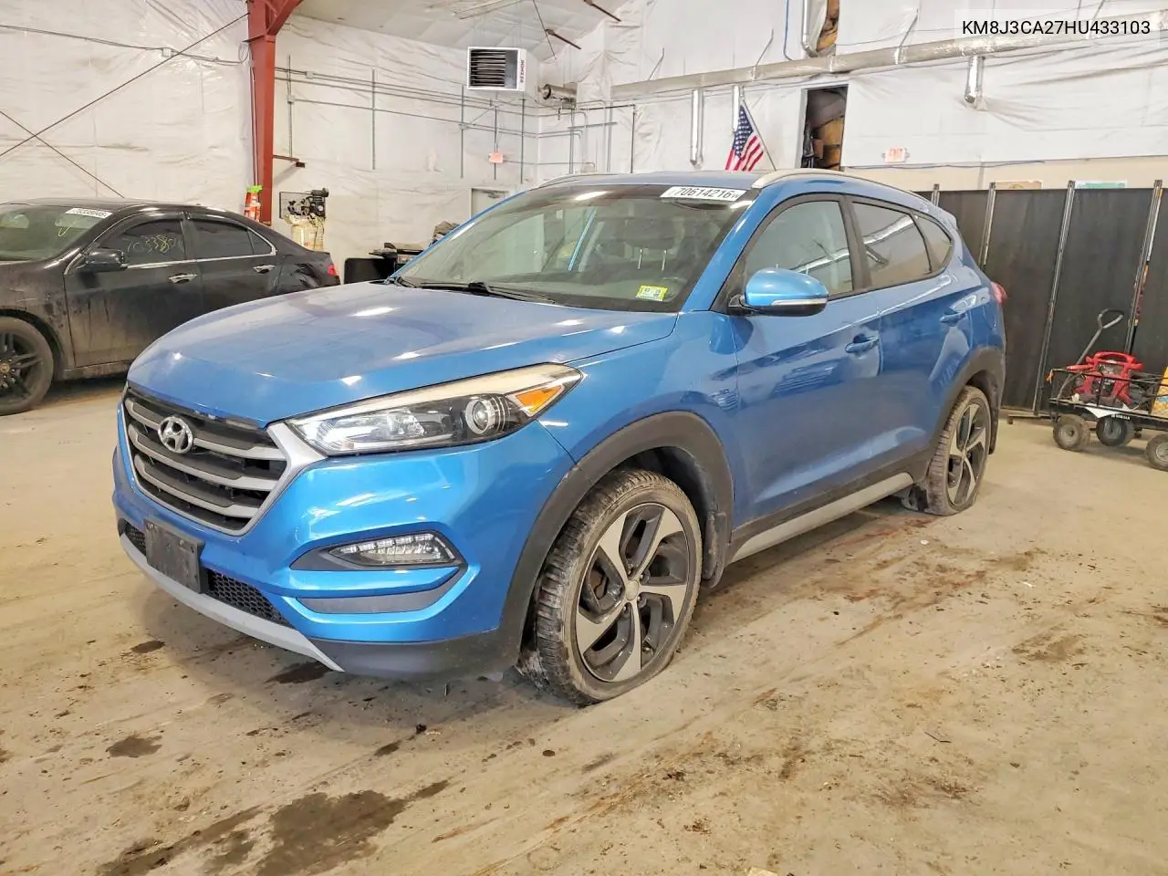 HYUNDAI TUCSON 2017, VIN KM8J3CA27HU433103