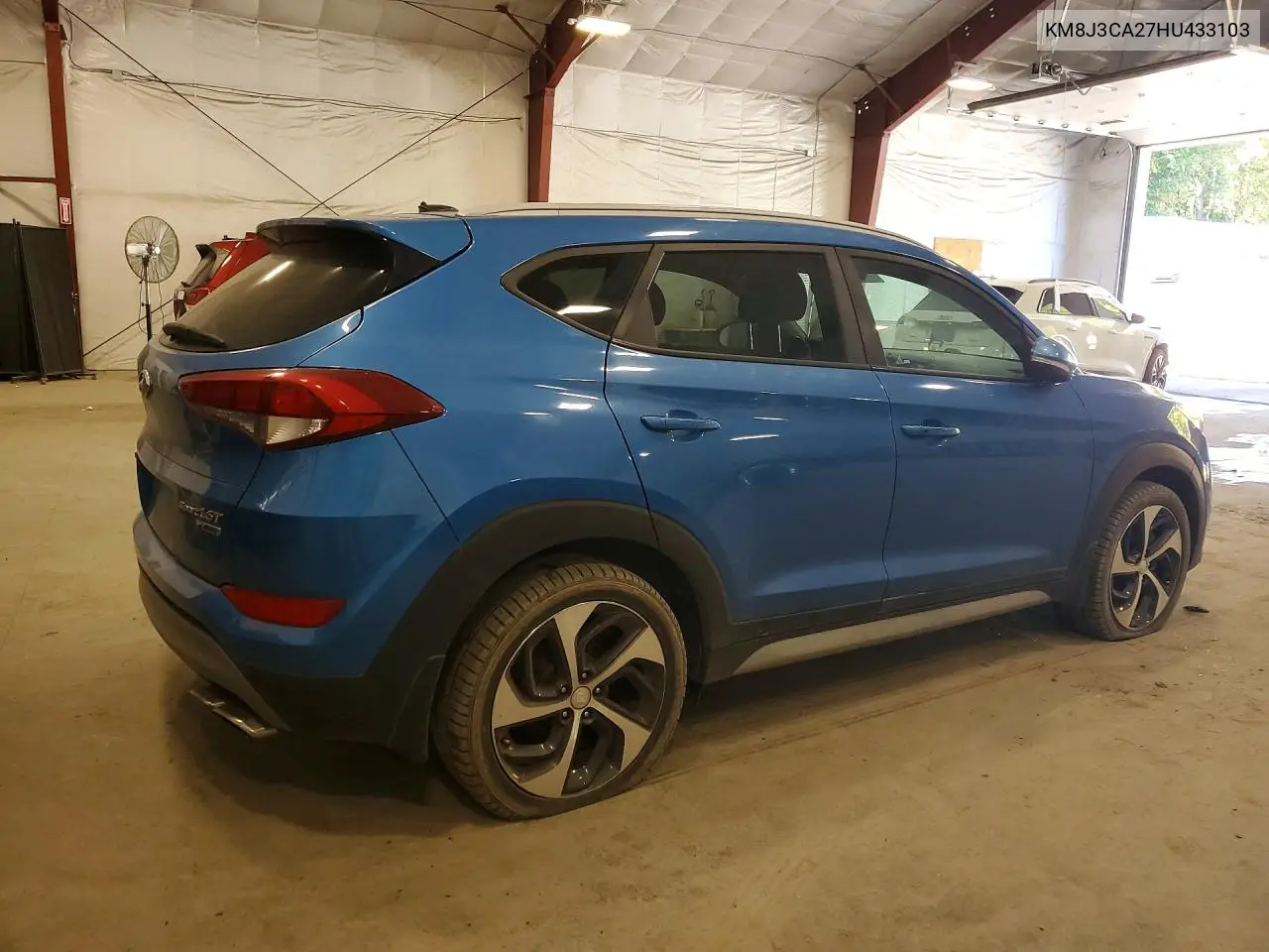 2017 HYUNDAI TUCSON VIN KM8J3CA27HU433103 — фото 3