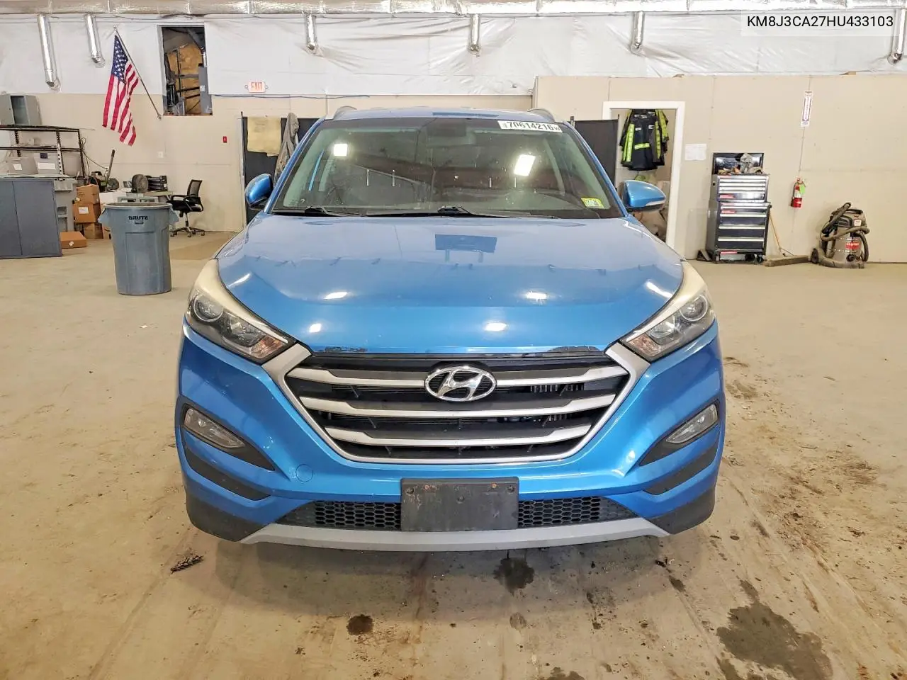 2017 HYUNDAI TUCSON VIN KM8J3CA27HU433103 — фото 5