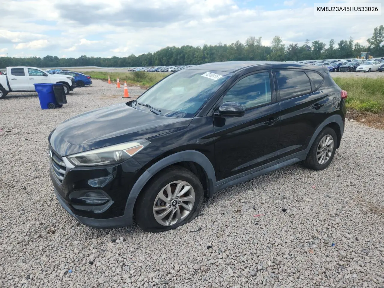 HYUNDAI TUCSON 2017, VIN KM8J23A45HU533026