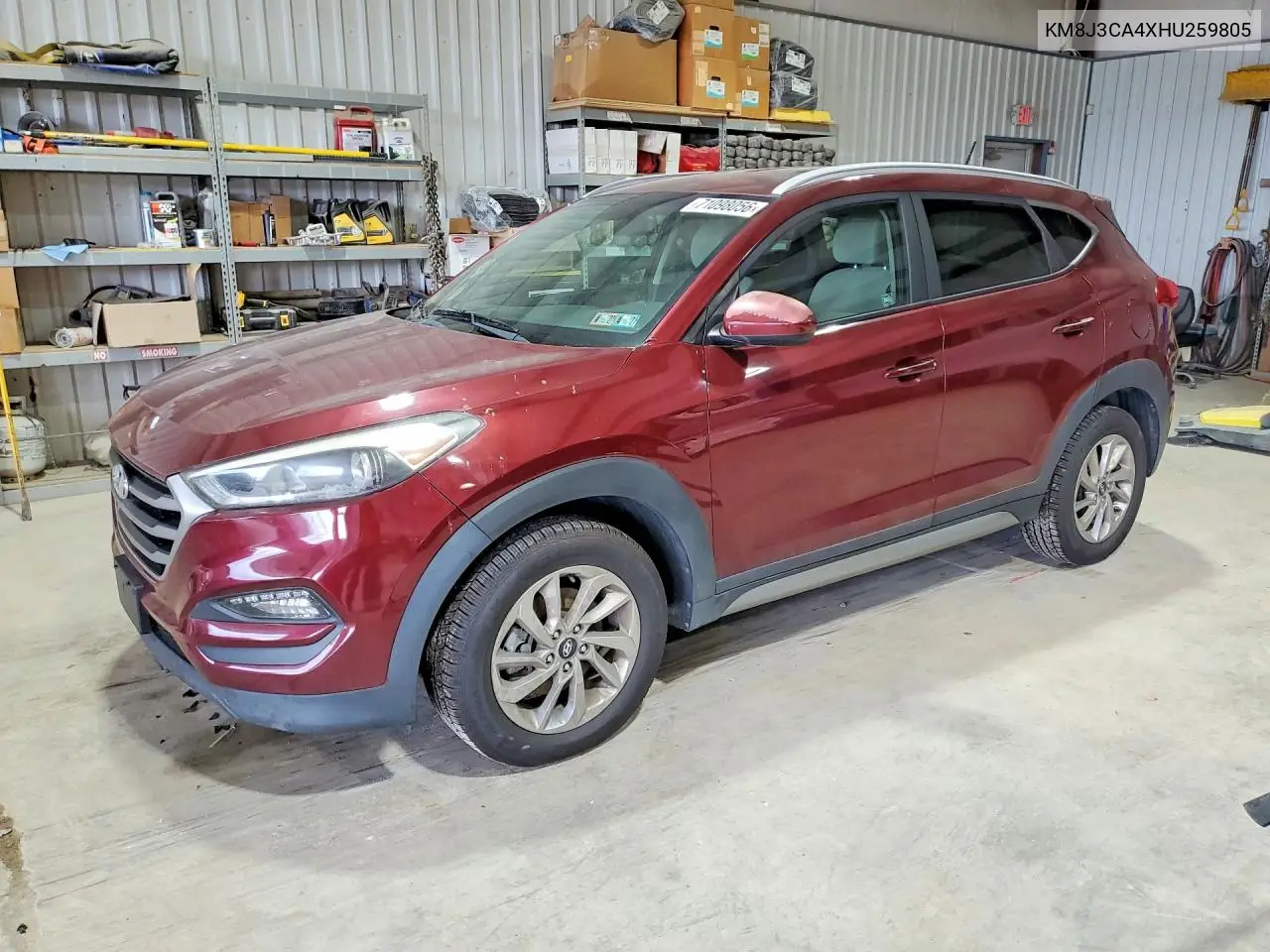 HYUNDAI TUCSON 2017, VIN KM8J3CA4XHU259805