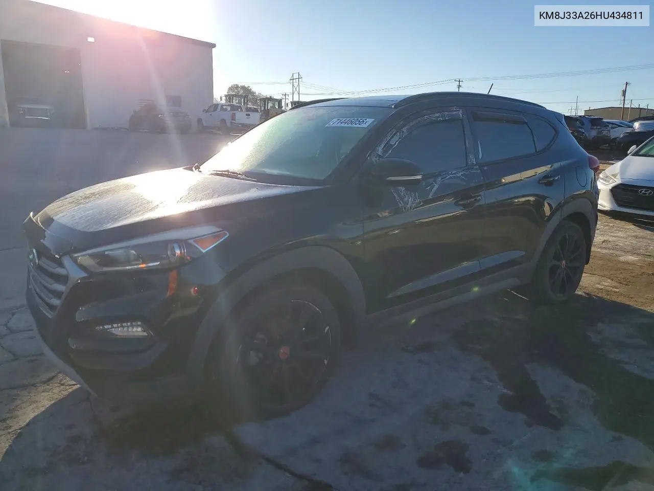 HYUNDAI TUCSON 2017, VIN KM8J33A26HU434811